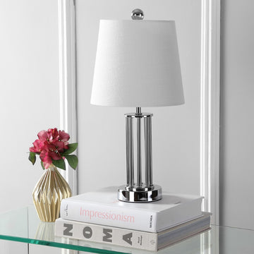 Lillian 18" Metal Mini LED Table Lamp - JONATHAN Y